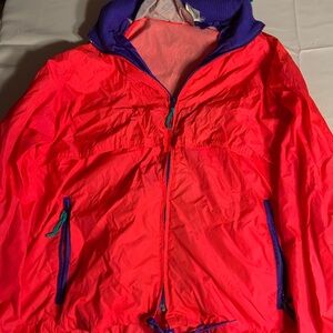 Woolrich Purple and Pink Colorblock Windbreaker